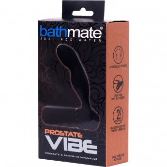 Анальная вибровтулка BATHMATE PROSTATE VIBE черная